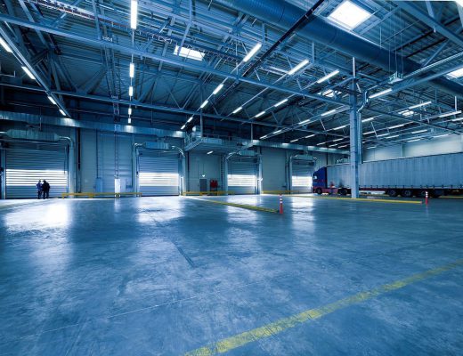 Garage Doors in a Warehouse