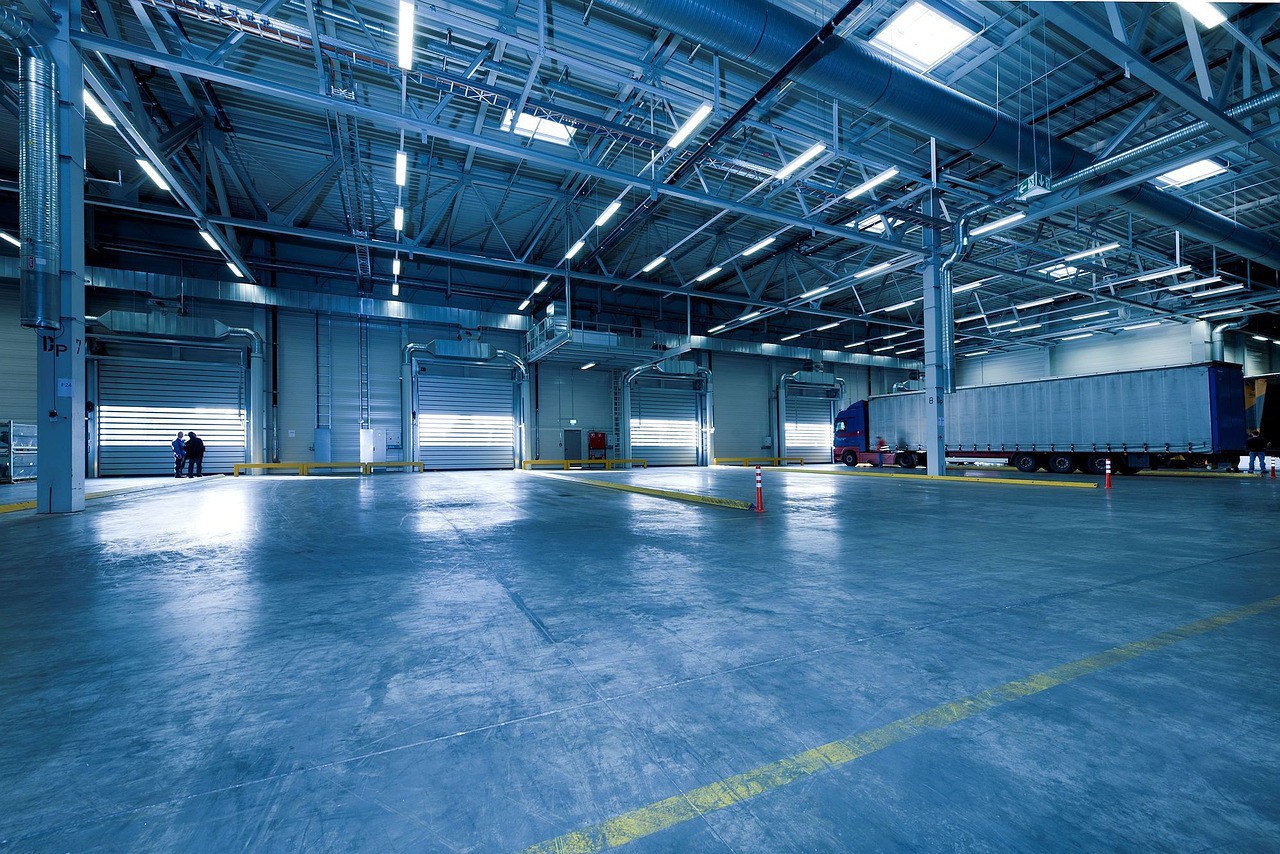 Garage Doors in a Warehouse