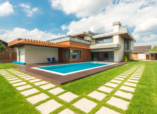 Modern Home with Large Pool