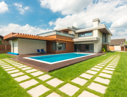Modern Home with Large Pool