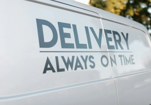 White Delivery Van