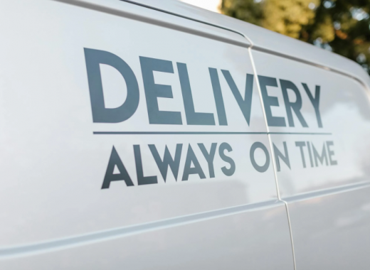 White Delivery Van