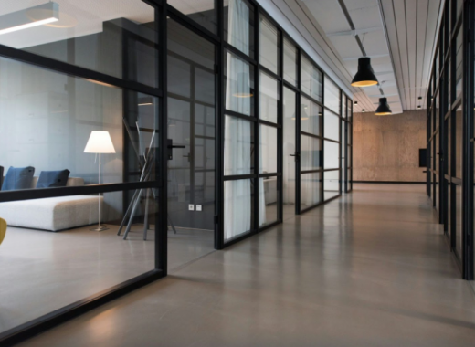 Sleek and Modern Office Space