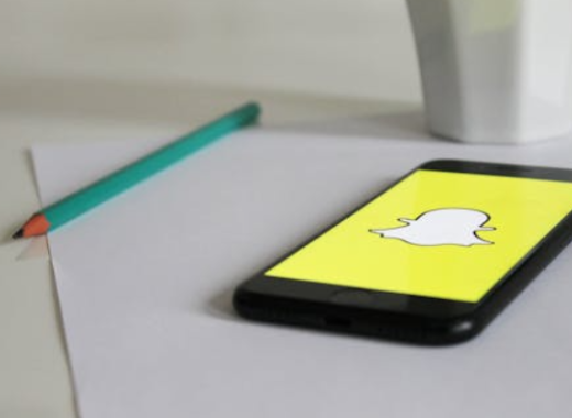 Logo of Snapchat on a Smartphone