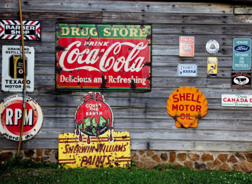 Wall of Old Logos