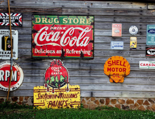 Wall of Old Logos