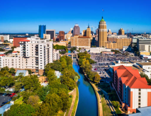 Aerial View of San Antonio
