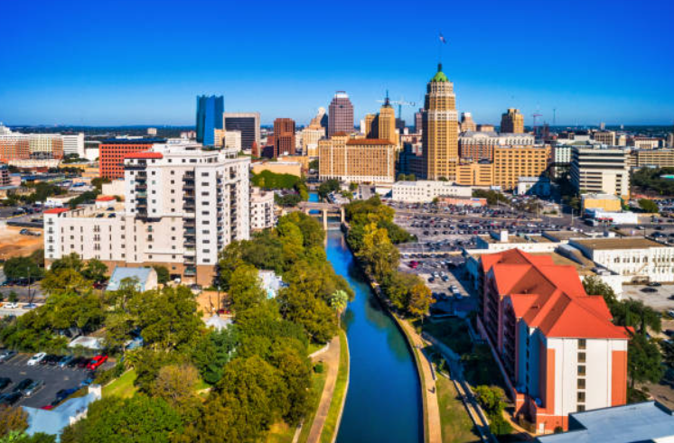 Aerial View of San Antonio