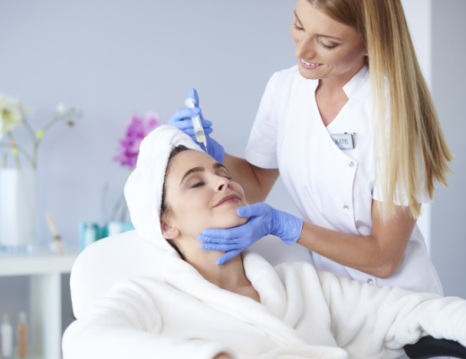Woman Receiving Botox