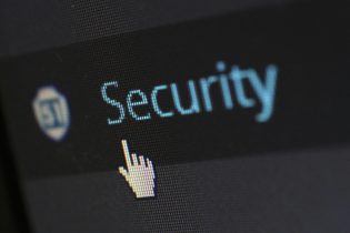 The Word Security on a Monitor