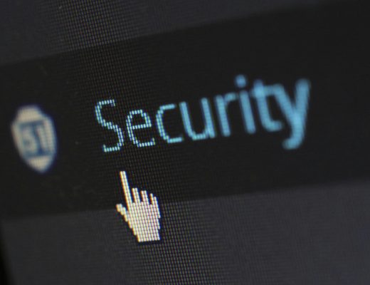 The Word Security on a Monitor