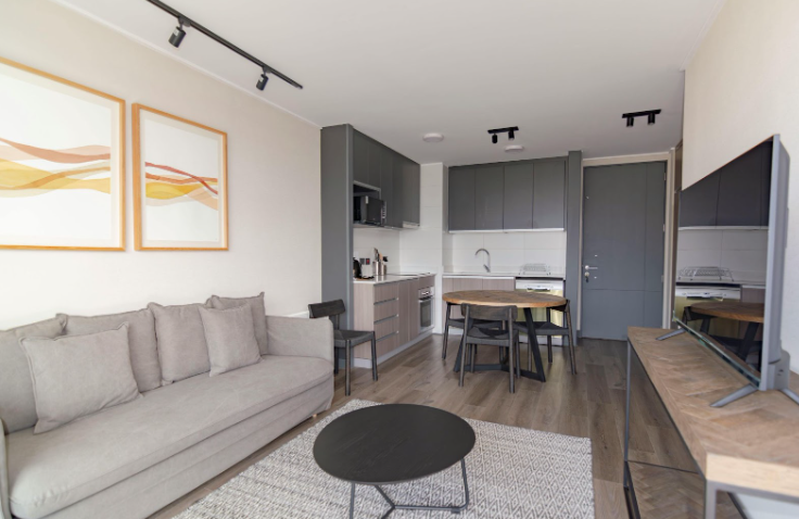 Modern and Clean Living Room Space
