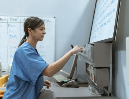 Nurse Technician Standing in a Clinic Room