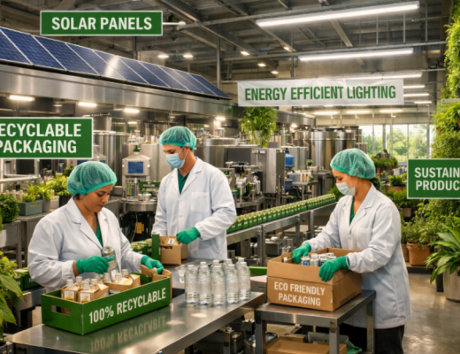3 Employees Working in a Greenhouse