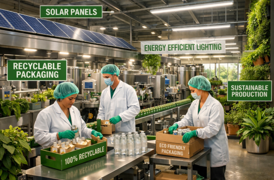 3 Employees Working in a Greenhouse
