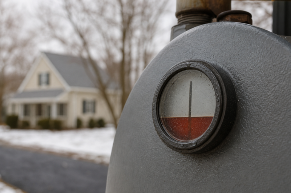 Outside Gas Meter in New Jersey