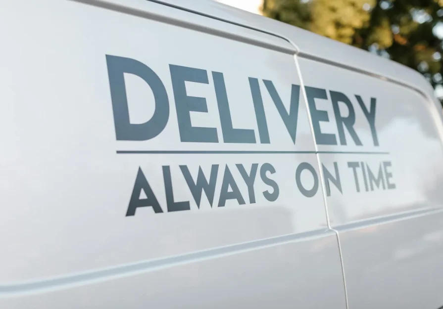 White Delivery Van