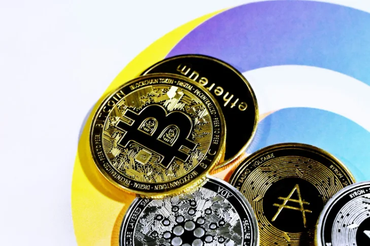 Graphic Depiction of Cryptocurrency