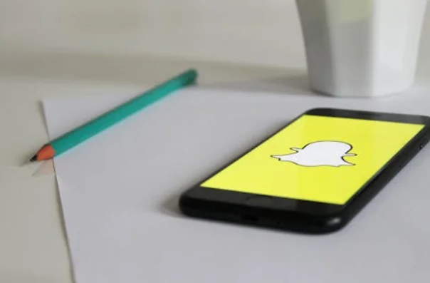 Logo of Snapchat on a Smartphone